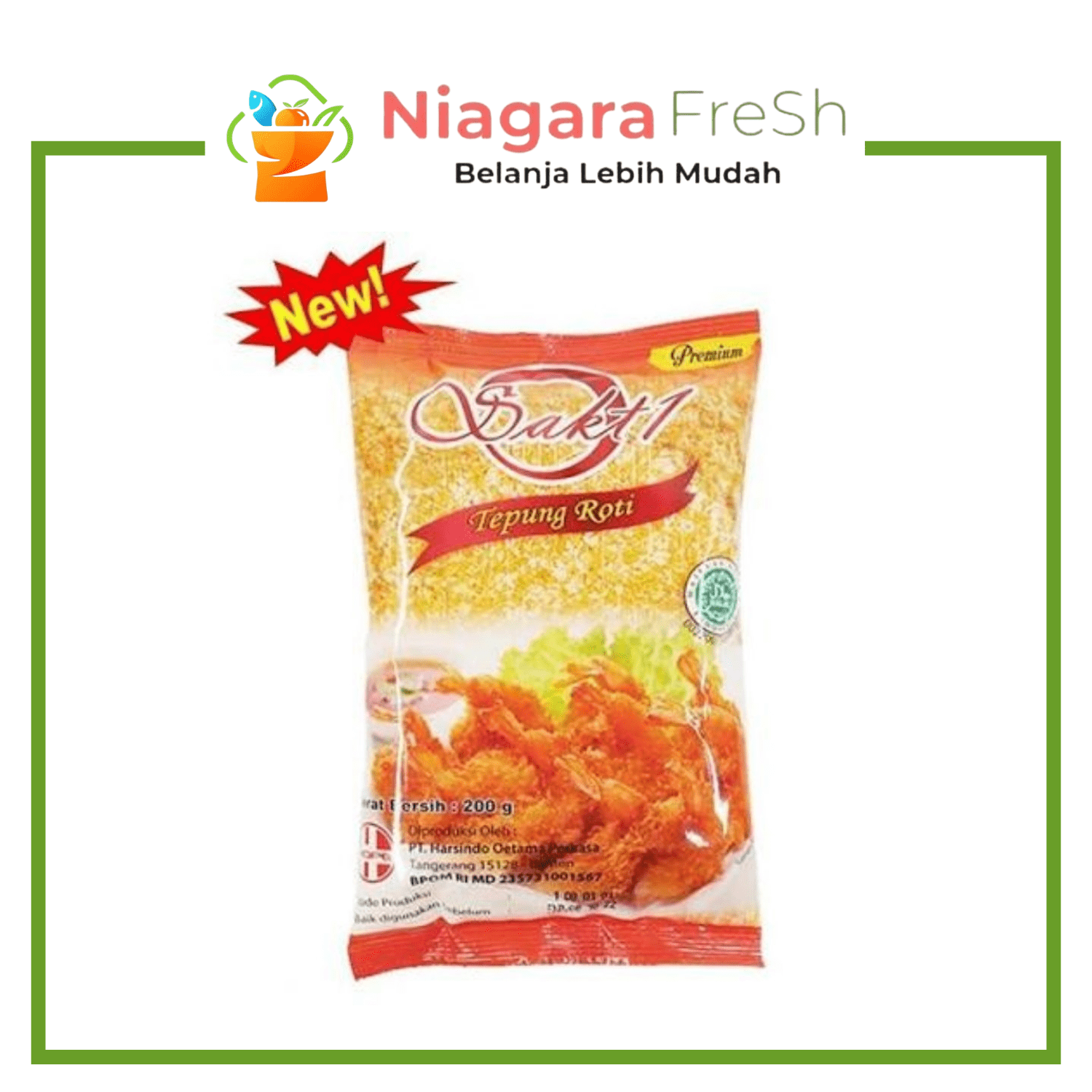 Tepung Roti Sakti 200gr